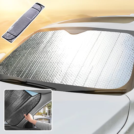 Pare - soleil voiture pare - brise avant - pliable - Auto Plus Intérieur