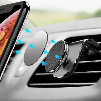 support telephone voiture magnetique - ventilation 360 - Auto Plus Intérieur